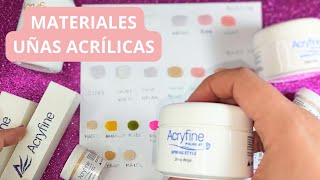 ¿Es ACRYFINE la MEJOR marca para hacer UÑAS ACRÍLICAS 💅🏻 [upl. by Assennav]