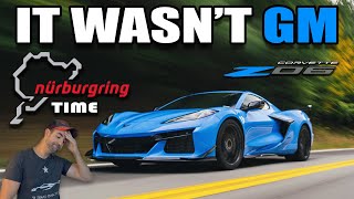 I made a MISTAKE about the Z06 Nurburgring Time [upl. by Aseefan]