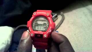 how to set time on 7900 g shock [upl. by Wahs]