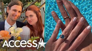 ‘Harry Potter’s’ Bonnie Wright Marries Longtime Love Andrew Lococo [upl. by Comras]