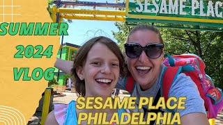 Our Crazy Crowded First Visit to Sesame Place Philadelphia Summer 2024 Vlog [upl. by Petulah]