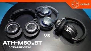 The ATHM50xBT are the Best Wireless Headphones  5 Year Later Review 2019 [upl. by Ohaus]