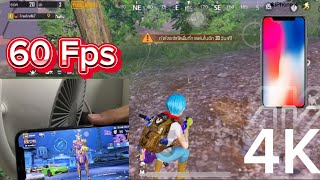 iPhone X PUBG mobile 2024🛜 1VS4🔥 4K60 Fps ✨🔋51✅ 256GB ✅ iOS 16 ✅ [upl. by Hulbert]