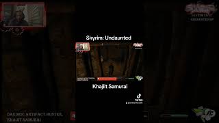 Skyrim Undaunted Khajiit Samurai skyrim undaunted modded samurai build [upl. by Arst204]