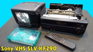 Sony Video Cassette Player SLVKF290 Repair and Maintenance [upl. by Olvan]