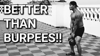 BURPEE KILLER Full Body Single Kettlebell Complex For MUSCLE AND CONDITIONING [upl. by Kalagher83]