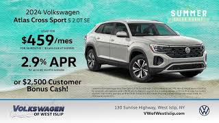 The Summer Sales Event is going on ALL month long at Volkswagen of West Islip [upl. by Ledoux]