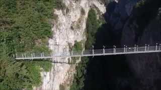 Passerelle à Farinet amp La via ferrata Farinetta à Saillon [upl. by Shandie350]