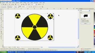 Tutorial simbolo nuclear Corel Draw X4 PTBR [upl. by Nuawaj52]