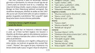 Letersia Berthame 12 Mesimi 9 1 Jeta dhe vepra e Dritëro Agollit 2 [upl. by Trik]