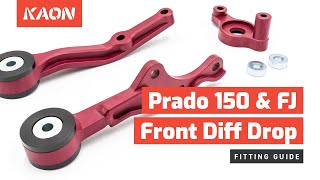 A closer look at installing a Diff Drop to your Toyota Prado  FJ Cruiser [upl. by Esau467]