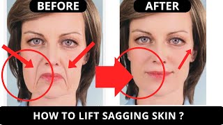 🛑 DAILY MASSAGE FOR SAGGY SKIN LAUGH LINES JOWLS CHEEKS FOREHEAD FROWN LINES  FACIAL EXERCISES [upl. by Esidnac]