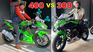 New Kawasaki Ninja 300 VS Kawasaki Ninja 400 Which Is Best [upl. by Delcine]