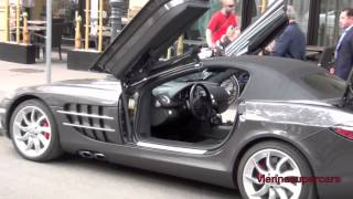 Mercedes SLR McLaren  walkaround inside view start up amp more [upl. by Sybley665]