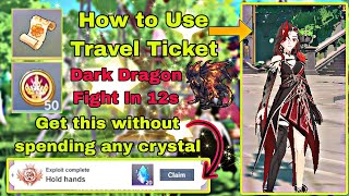 How to use Travel ticket And a short volg 🎫✨  Neverland 🖤✨ [upl. by Errick]