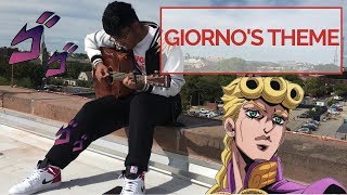 Giornos Theme from Jojos Bizarre Adventure Golden Wind  Fingerstyle Guitar Cover [upl. by Nelleeus]