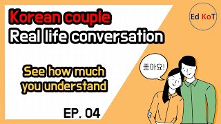 Korean real conversation  Slow and simple listening practice for beginners [upl. by Meijer]