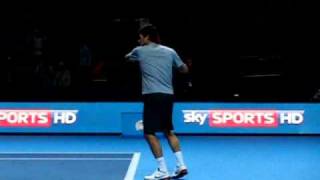 Federer Slow Motion Forehand 4  ATP Masters 2010 [upl. by Pascha]