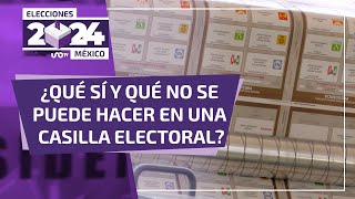 ¿Qué sí y qué no se puede hacer en una casilla electoral al ir a votar [upl. by Gnet]