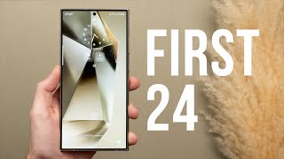 Galaxy S24 Ultra  First 24 Things To Do Tips amp Tricks [upl. by Fransis861]