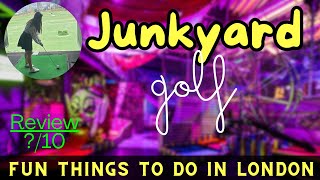 Experience London’s Craziest MiniGolf Inside Junkyard Golf Club [upl. by Neih]