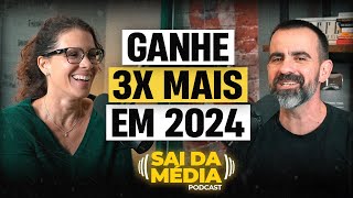 5 formas de você FICAR RICO em 2024  Podcast Sai da Média 171 [upl. by Kynan]