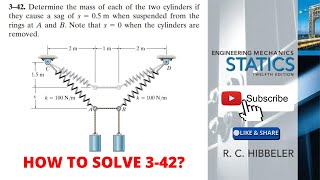 342 hibbeler statics chapter 3  hibbeler statics  hibbeler [upl. by Elayor]