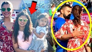 Anushka Sharma BONDS With M S Dhonis Wife amp Daughter Ziva At T20 Match [upl. by Attelliw806]