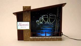 Hamms Beer sign circa 1960 [upl. by Amelina483]