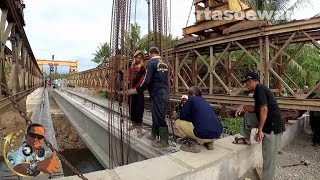 POST TENSIONING ANCHORAGE SYSTEM  BRIDGE  Petir Kalibagor Banyumas 2018 [upl. by Adnilra]