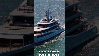 Flying to capture this Super yacht in Miami [upl. by Jeffrey]