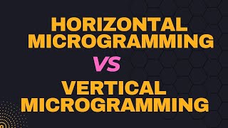 Difference Between Horizontal and Vertical Microprogramming in COA  CO  CA  COA [upl. by Oirasan]