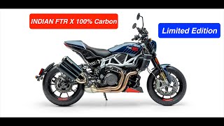 Indian FTR X 100 Carbon limited Edition motorcycle  Unveiled at EICMA 2023 [upl. by Siberson49]