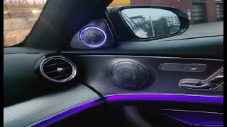 3D Rotation Glow Tweeter Speaker For Mercedes Benz Review Aliexpress [upl. by Ciro469]