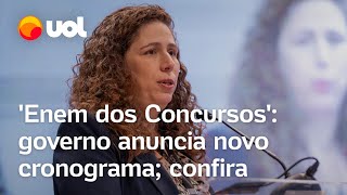 Enem dos concursos governo anuncia novo cronograma de provas do CPNU veja datas [upl. by Erodeht725]