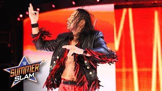 Shinsuke Nakamuras entrance wows the WWE Universe SummerSlam 2017 WWE Network Exclusive [upl. by Avaria630]