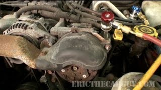 How To Find and Repair AC Leaks  EricTheCarGuy [upl. by Eckel588]