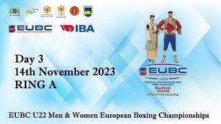 EUBC U22 – Day 3 – RING A [upl. by Liamaj421]