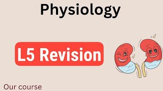 Revision of L5 physio Tubular reabsorption and secretion of different substances 2 Renal 42🎉 [upl. by Nwahsiek376]