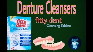 Best Denture Cleanser  fitty dent cleansing tablets  how to clean dentures  dental maestro [upl. by Savdeep]