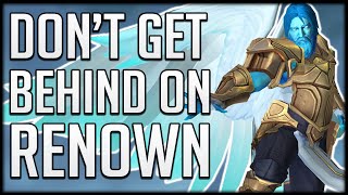 DONT GET LEFT BEHIND  How to Farm RENOWN In Shadowlands [upl. by Pomfret40]