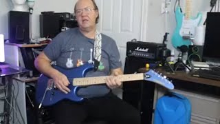 2021 Kramer Baretta Special Demo And Review Candy Blue [upl. by Aicarg]