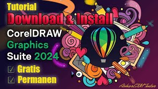 Cara Download dan Install Corel Draw 2024 Gratis [upl. by Gnouv]