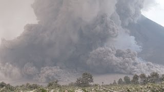 Extreme Pyroclastic Flows At Sinabung Volcano Indonesia 21st Jan 2014 火砕流 [upl. by Missak679]