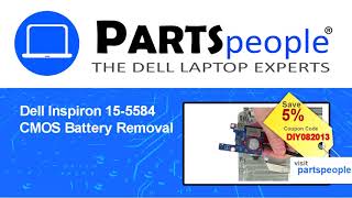 Dell Inspiron 155584 P85F001 CMOS Battery HowTo Video Tutorial [upl. by Ahsemo487]