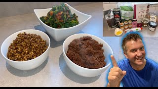 Ethiopian Teff amp Black Lentils over Berbere Spiced Kale  Dr Greger Inspired Whole Food Plant Based [upl. by Notniw]