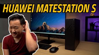 This doesnt really make sense  Huawei MateStation S handson amp unboxing [upl. by Ybor257]