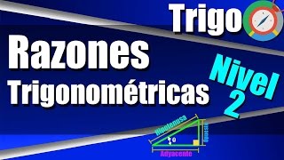 Razones Trigonométricas en el Triángulo Rectángulo Ejercicios Resueltos Nivel 2 [upl. by Aztirak]