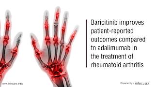 Baricitinib had improved patientreported outcomes in the treatment of rheumatoid arthritis [upl. by Hanafee]