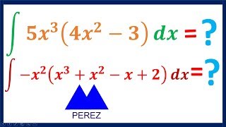 Cómo integrar la multiplicación de polinomios integración cuando hay un producto de polinomios [upl. by Esinyl]